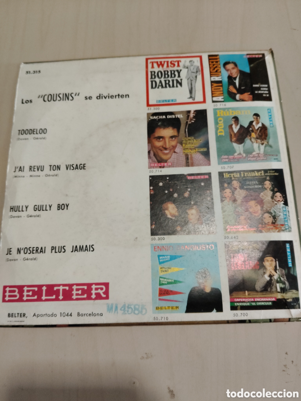 Discos de vinilo: MV691 los cousins se divierten MINI VINILO - Foto 2