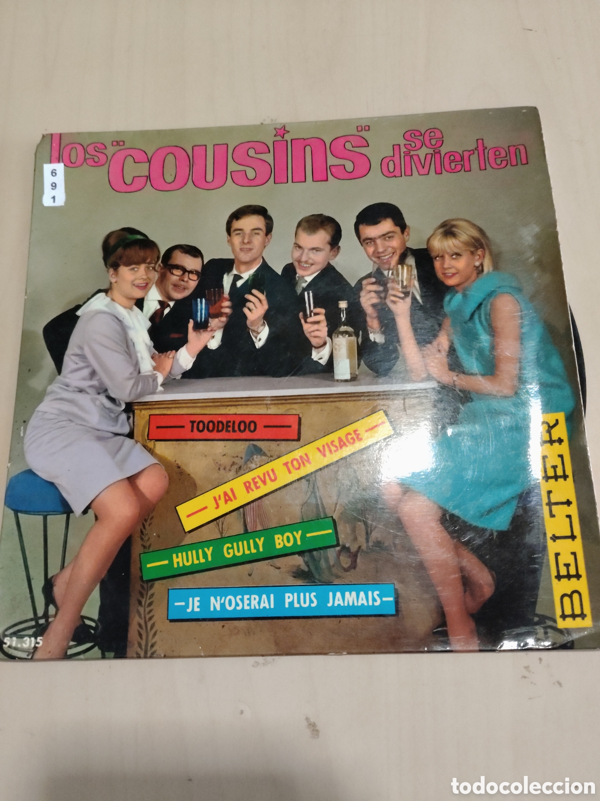 Discos de vinilo: MV691 los cousins se divierten MINI VINILO