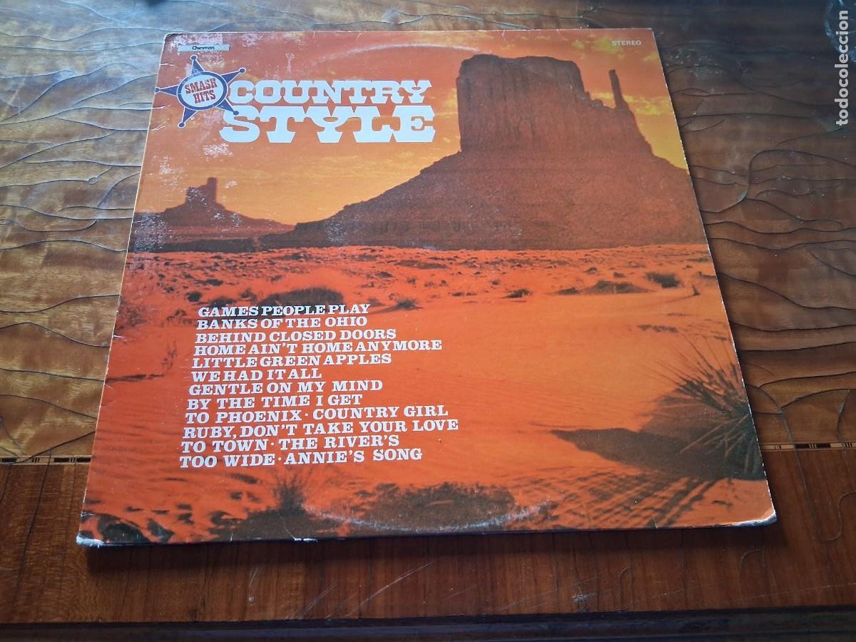 Discos de vinilo: Lp disco de vinilo m&uacute;sica Smash Hits Country Style