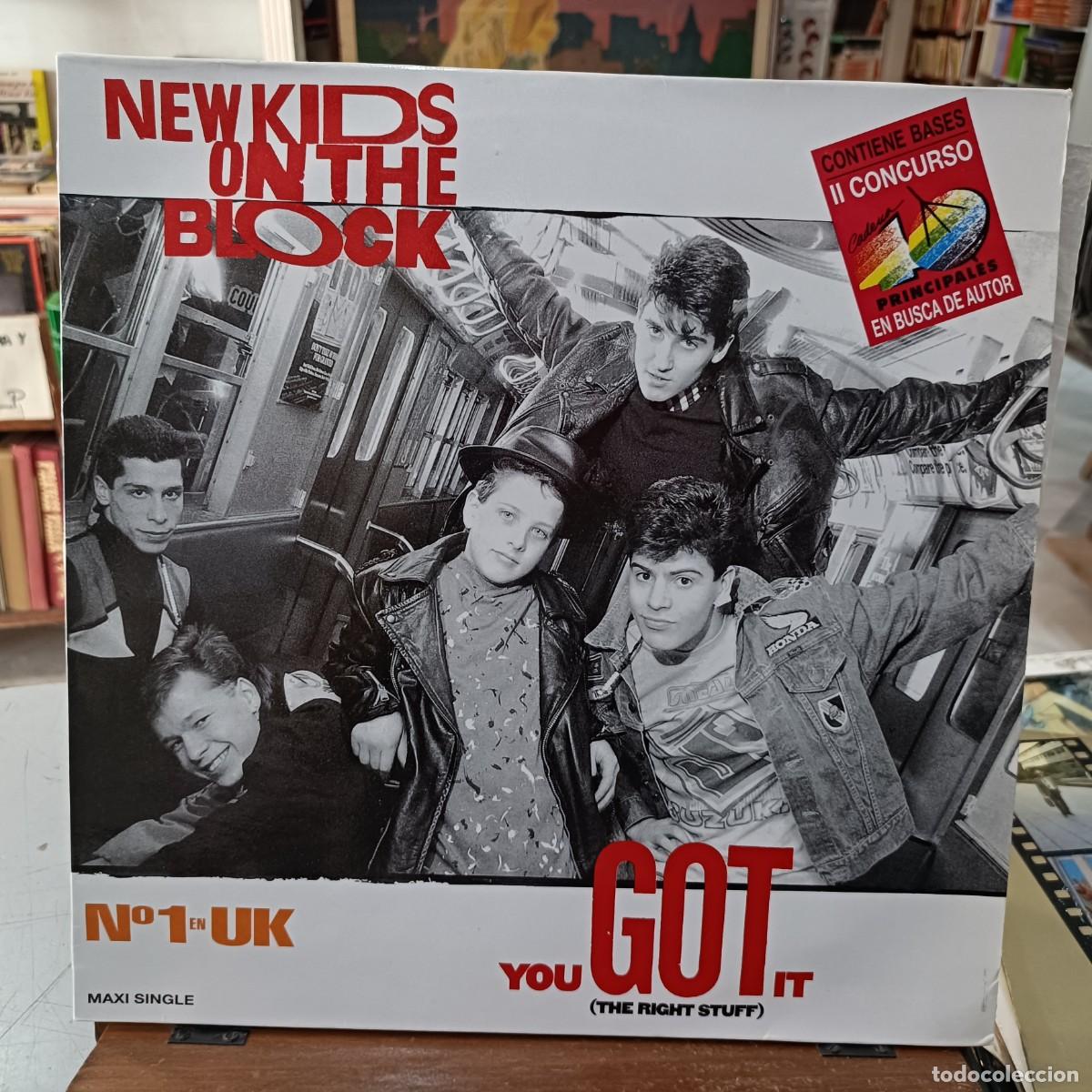 Discos de vinilo: New Kids On The Block - You Got It - Maxi SIngle sello CBS 1989
