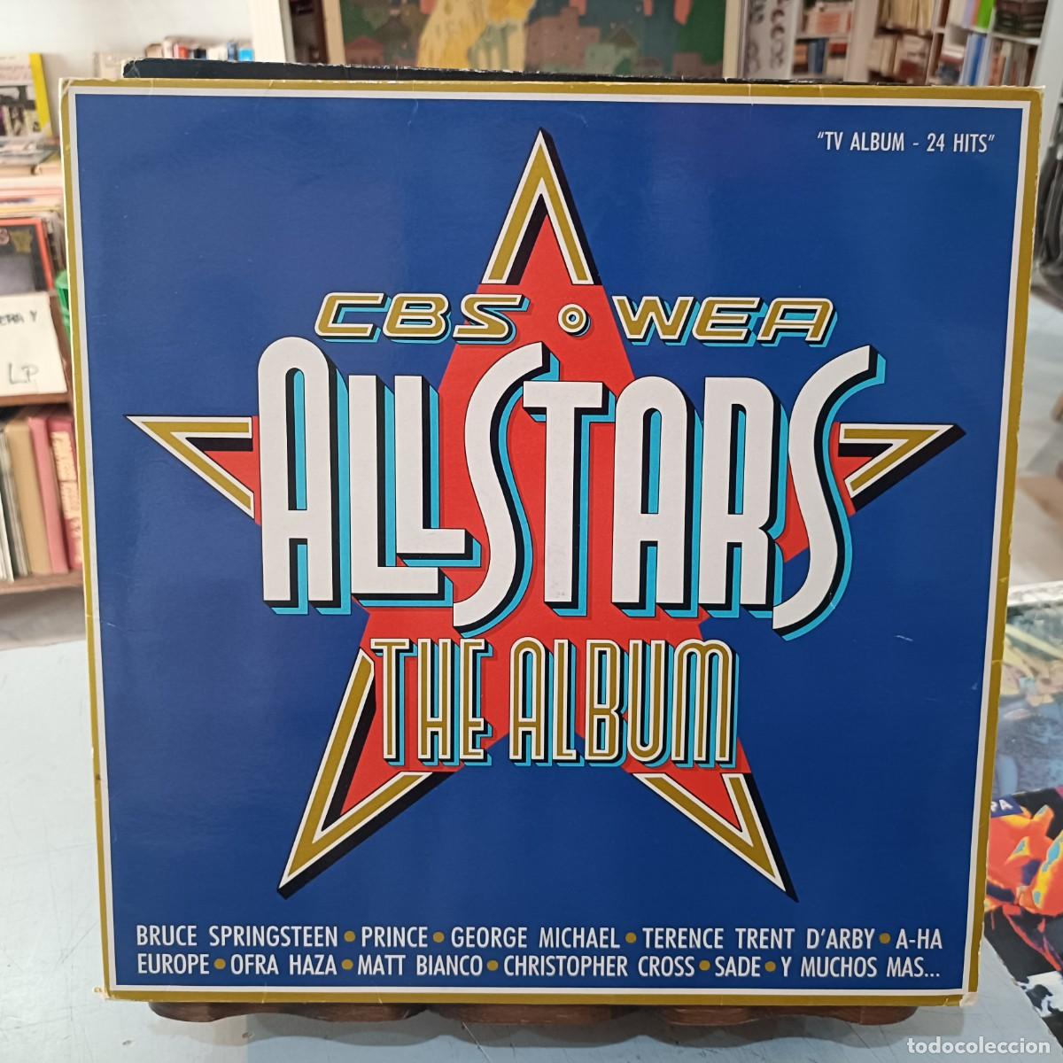 Discos de vinilo: All Stars, The Album - Varios - Doble LP. sello CBS / WEA 1988