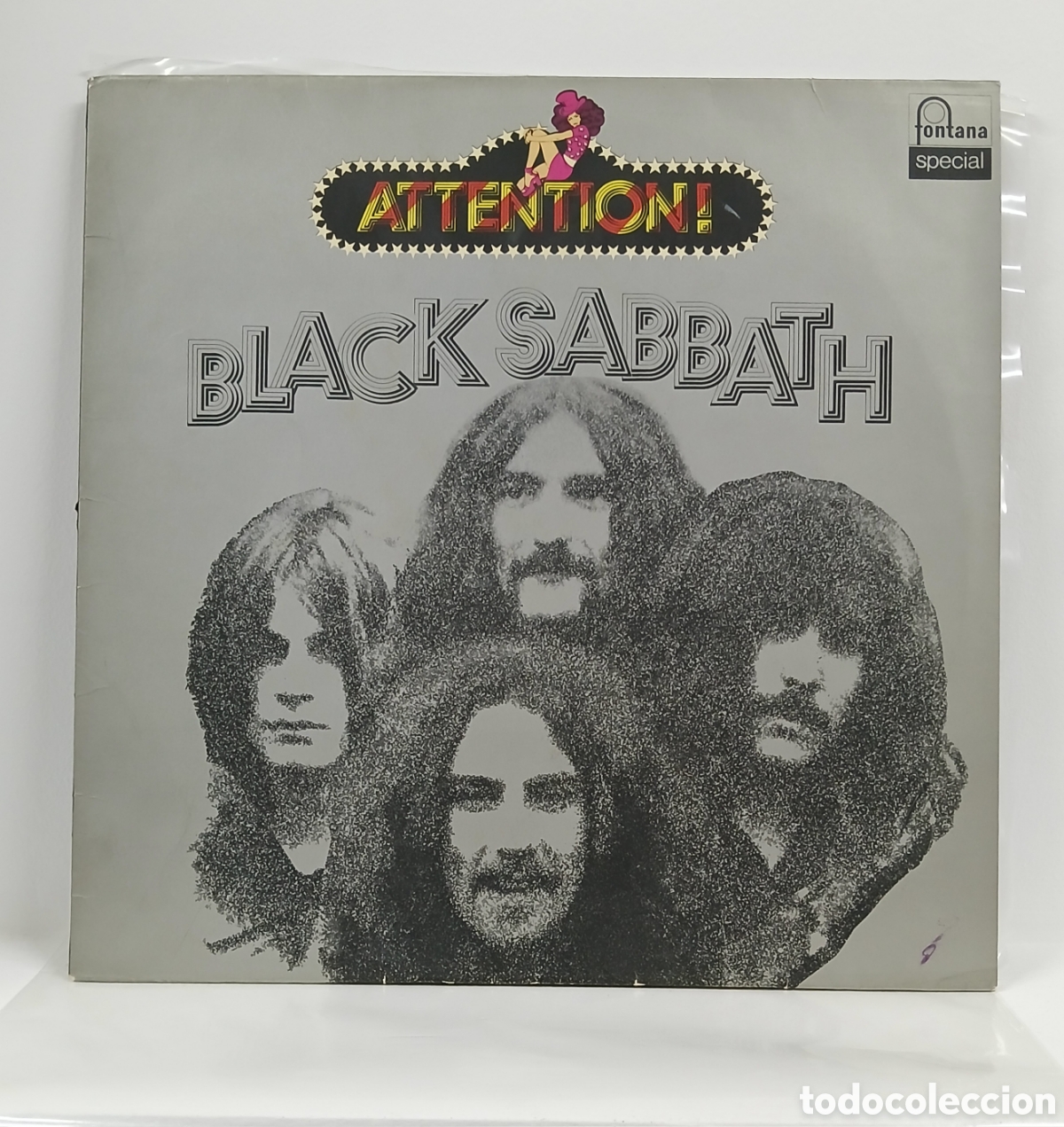 Discos de vinilo: BLACK SABBATH &rdquo;ATTENTION&rdquo; LP. COMP. GERMANY. 1972 (VG+) - Foto 1
