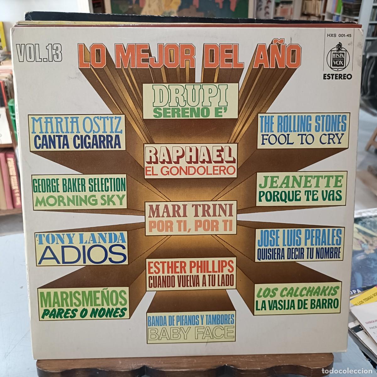 Discos de vinilo: Lo Mejor del A&ntilde;o, vol. 13 - Varios - LP. sello Hispavox 1976
