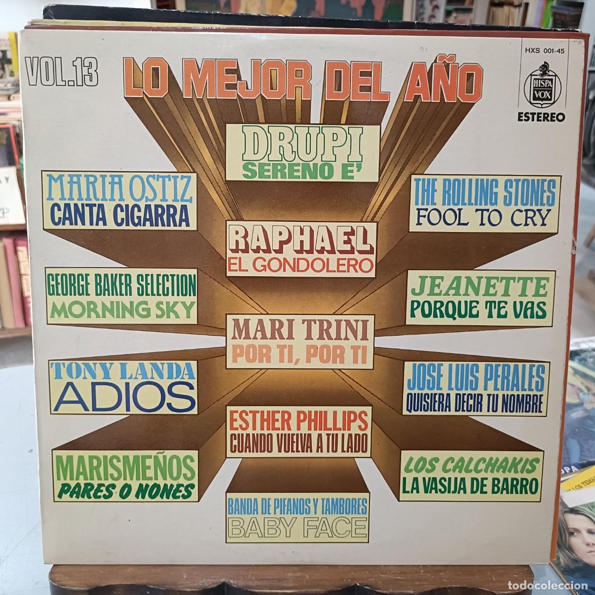 Discos de vinilo: Lo Mejor del A&ntilde;o, vol. 13 - Varios - LP. sello Hispavox 1976