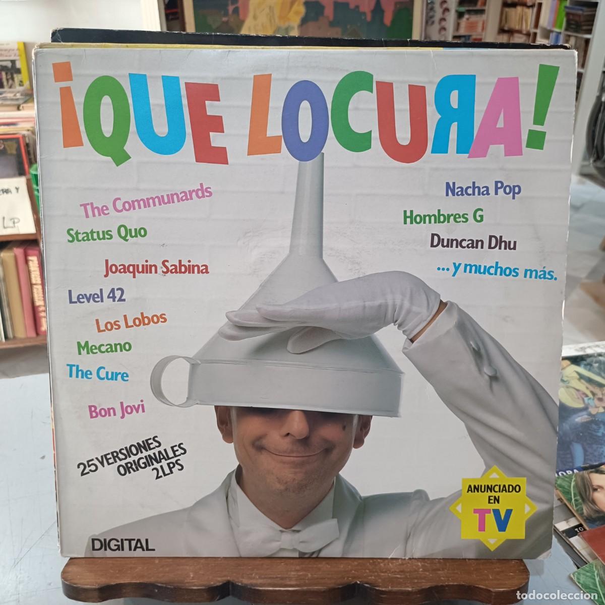 Discos de vinilo: &iexcl;Qu&eacute; Locura! - Varios - Doble LP. sello 1987