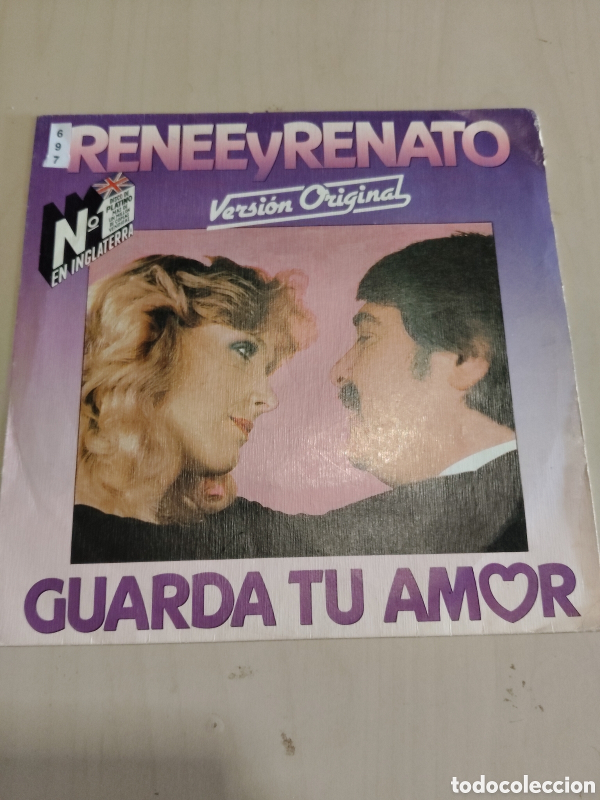 Discos de vinilo: MV697 renee y Renato guardo tu amor MINI VINILO