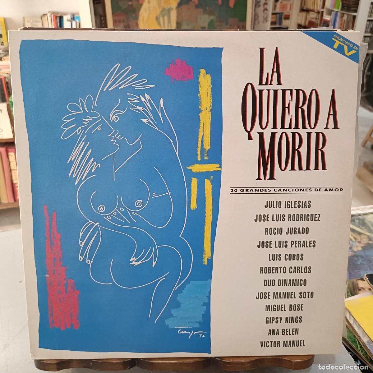Discos de vinilo: La Quiero a Morir - Varios - Doble LP. sello EPIC 1992