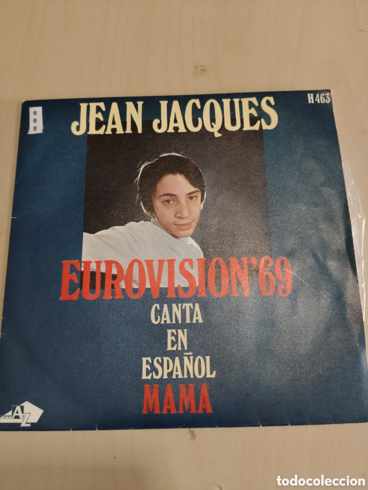 Discos de vinilo: MV698 jean Jacques Eurovisi&oacute;n 69 MINI VINILO