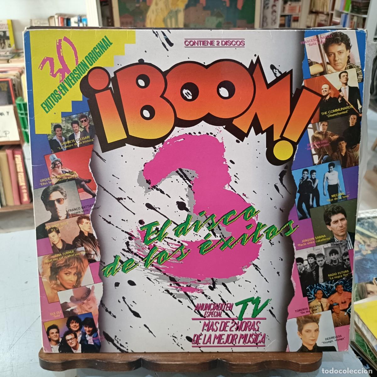 Discos de vinilo: &iexcl;Boom 3! - El Discos de Todos los &Eacute;xitos, Varios - Doble LP. sello EMI 1987