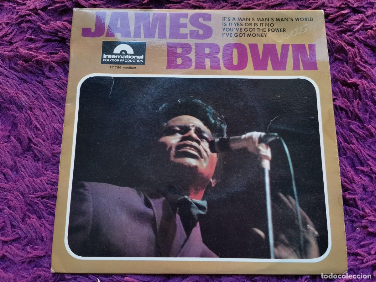 Discos de vinilo: James Brown &ndash; It's A Man's Man's Man's World Vinilo 7&rdquo; EP 1966 France 27 786