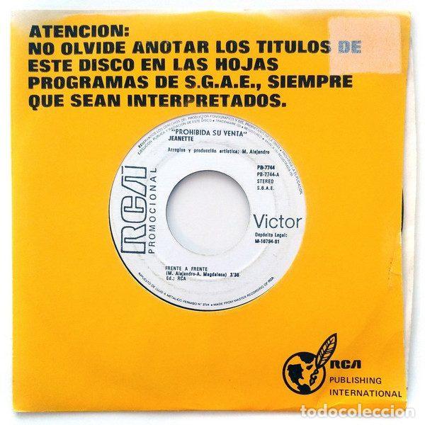 Vinyl-Schallplatten: Jeanette &ndash; Frente A Frente (Vinyl, RCA Victor PB-7744)
