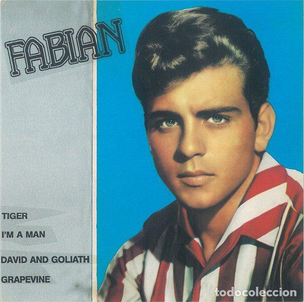 Disques de vinyle: Fabian &ndash; Tiger / I'm A Man / David And Goliath / Grapevine (Vinyl, El Cocodrilo Records JLA -...