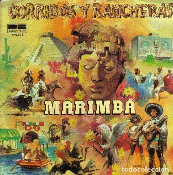 Discos de vinilo: Marimba &ndash; Corridos Y Rancheras (Vinyl, DB Belter 1-10.203)