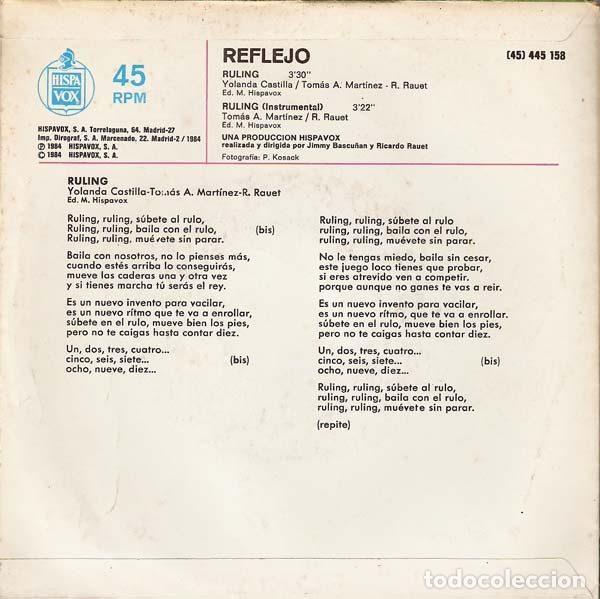 Discos de vinilo: Reflejo &ndash; Ruling (Vinyl, Hispavox 445 158) - Foto 2
