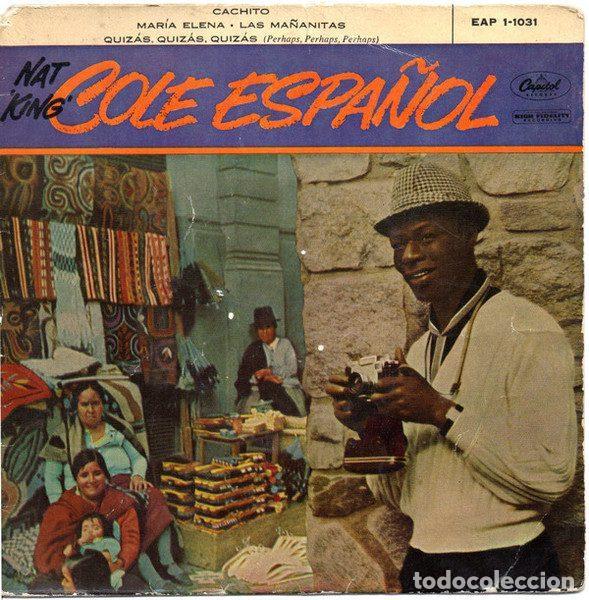 Discos de vinil: Nat King Cole &ndash; Cole Espa&ntilde;ol (Vinyl, Capitol Records EAP 1-1031 )