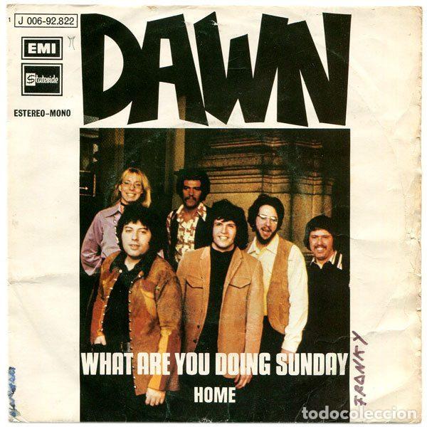 Discos de vinil: Dawn &ndash; What Are You Doing Sunday (Vinyl, Stateside 1 J 006-92.822)
