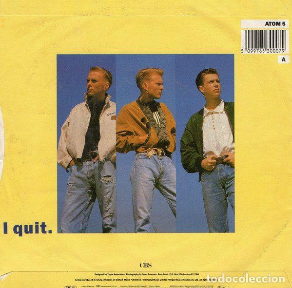 Discos de vinilo: Bros &ndash; I Quit (Vinyl, CBS ATOM 5) - Foto 2