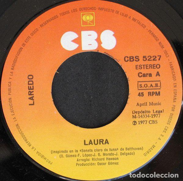 Discos de vinilo: Laredo &ndash; Laura (Vinyl, CBS CBS 5227) - Foto 3