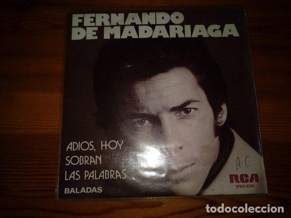 Vinyl-Schallplatten: Fernando De Madariaga &ndash; Adi&oacute;s, Hoy Sobran Las Palabras / Puede Ser Esta Noche (Vinyl, RCA Victor...