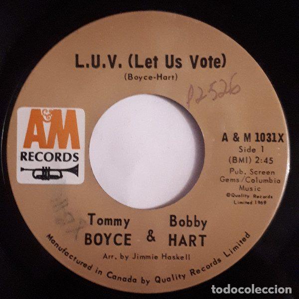 Vinyl records: Boyce & Hart &ndash; L.U.V. (Vinyl, A&M Records 1031X)