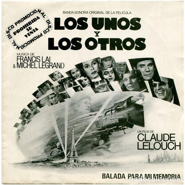 Discos de vinil: Francis Lai & Michel Legrand &ndash; Los Unos Y Los Otros (Banda Sonora Original De La Pel&iacute;cula)...