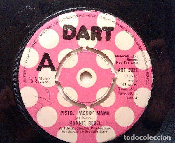 Vinyl records: Johnnie Rebel &ndash; Pistol Packin' Mama / Go Ahead And Tell Her (Vinyl, DART ART 2037)
