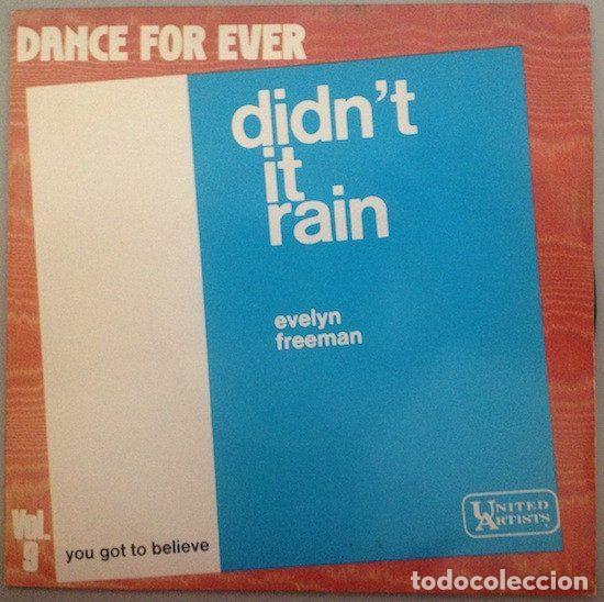 Disques de vinyle: Evelyn Freeman &ndash; Didn't It Rain (Vinyl, United Artists Records 11C 008 91099)