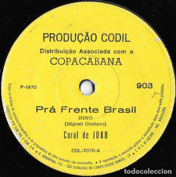 Disques de vinyle: Coral De Joab / Titulares Do Ritmo &ndash; Pr&aacute; Frente Brasil (Vinyl, Copacabana 908)