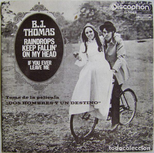 Discos de vinil: B.J. Thomas &ndash; Raindrops Keep Fallin' On My Head (Vinyl, Discophon S-5087)