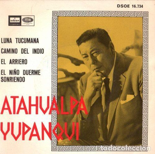 Disques de vinyle: Atahualpa Yupanqui &ndash; Luna Tucumana (Vinyl, Odeon DSOE 16.734)