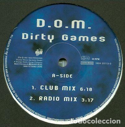 Discos de vinil: D.O.M. &ndash; Dirty Games (Vinyl, Maad Records 3984 20713-0)