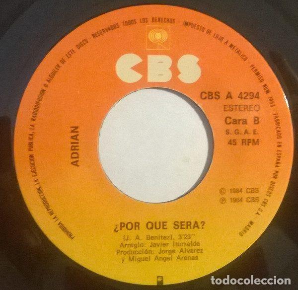 Discos de vinilo: Adrian &ndash; Me Gust&oacute; (Vinyl, CBS CBS A 4294) - Foto 4