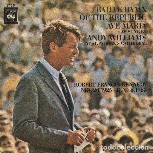 Discos de vinil: Andy Williams With The St. Charles Borromeo Choir &ndash; Battle Hymn Of The Republic / Ave Maria...