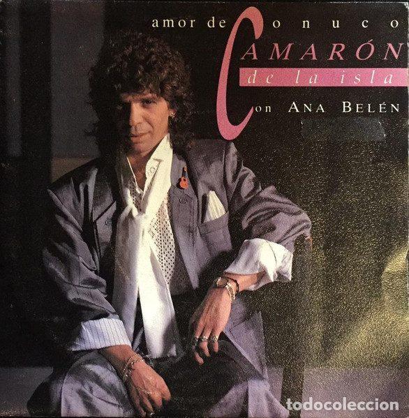 Vinyl records: Camar&oacute;n De La Isla Con Ana Bel&eacute;n &ndash; Amor De Conuco (Vinyl, Philips 875458-7)