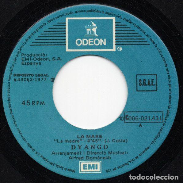 Discos de vinilo: Dyango &ndash; La Mare (Vinyl, Odeon 10 C 006-021431) - Foto 3