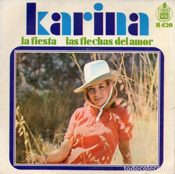 Vinyl-Schallplatten: Karina &ndash; La Fiesta / Las Flechas Del Amor (Vinyl, Hispavox H 420)