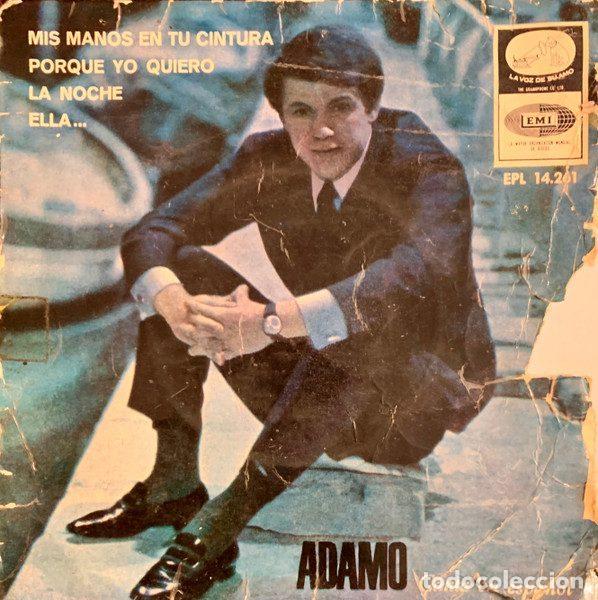 Disques de vinyle: Adamo &ndash; Mis Manos En Tu Cintura (Vinyl, La Voz De Su Amo EPL 14.261)
