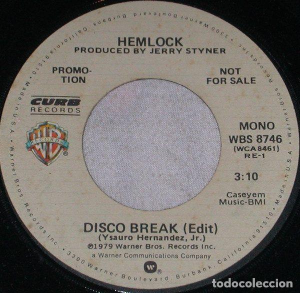 Disques de vinyle: Hemlock &ndash; Disco Break ( Edit ) (Vinyl, Warner Bros. Records WBS 8746)
