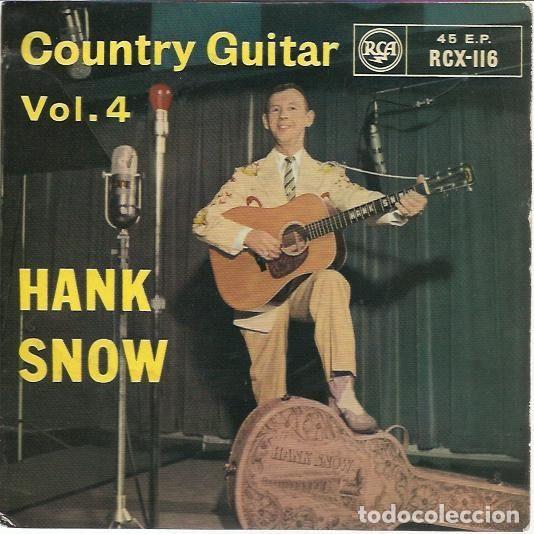 Disques de vinyle: Hank Snow &ndash; Country Guitar Vol. 4 (Vinyl, RCA RCX-116)