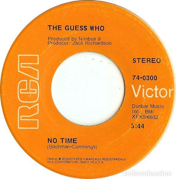 Dischi in vinile: The Guess Who &ndash; No Time / Proper Stranger (Vinyl, RCA Victor 74-0300)
