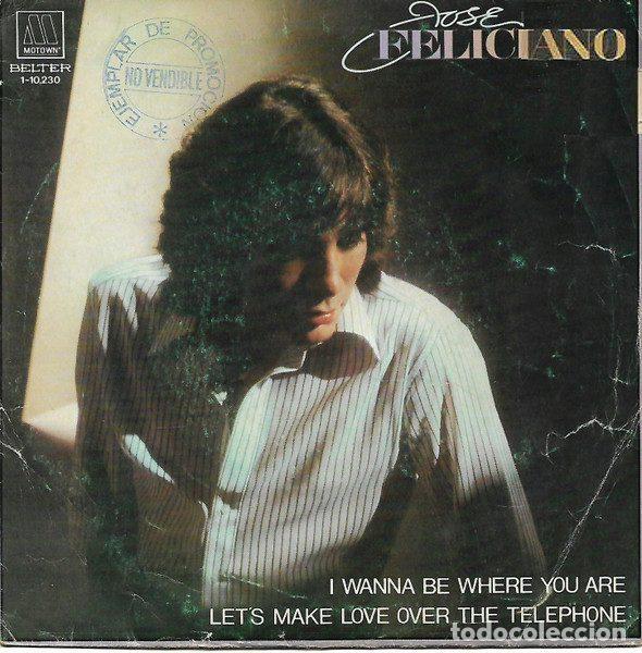 Discos de vinil: Jose Feliciano &ndash; I Wanna Be Where You Are (Vinyl, Motown 1-10.230)