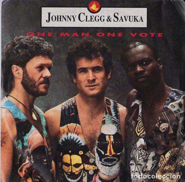 Discos de vinil: Johnny Clegg & Savuka &ndash; One 'Man, One Vote (Vinyl, EMI 06 2037897)