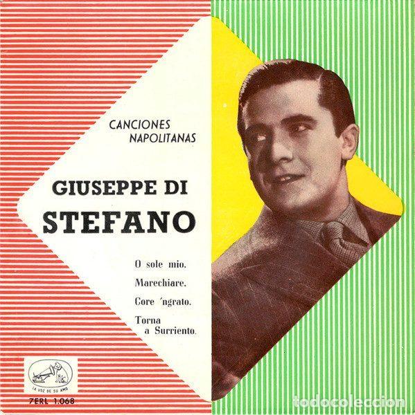 Disques de vinyle: Giuseppe di Stefano &ndash; Canciones Napolitanas (Vinyl, La Voz De Su Amo 7ERL 1.068)