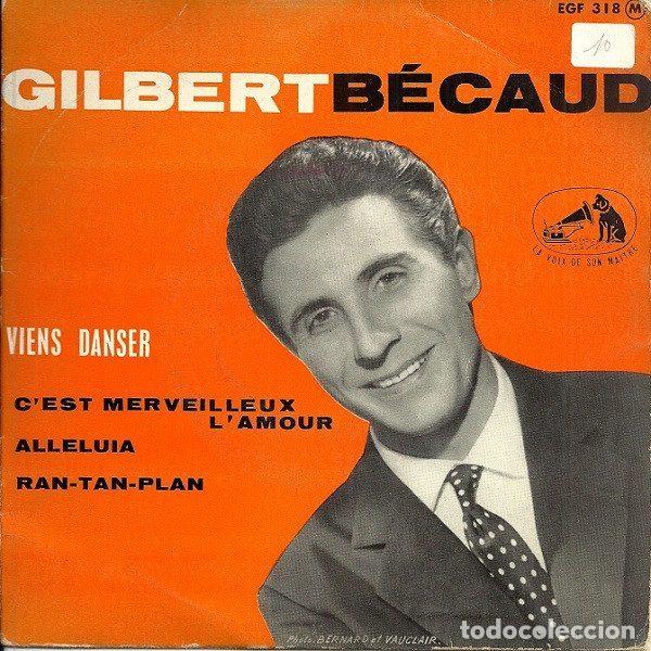Discos de vinil: Gilbert B&eacute;caud &ndash; Viens Danser (Vinyl, La Voix De Son Ma&icirc;tre EGF 318)