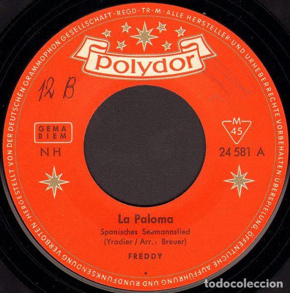 Vinyl records: Freddy &ndash; La Paloma (Vinyl, Polydor 24 581)