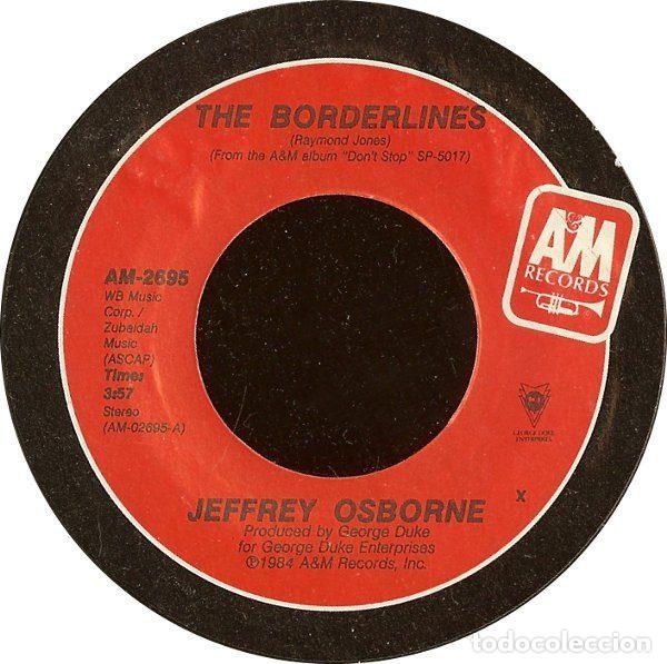 Vinyl records: Jeffrey Osborne &ndash; The Borderlines (Vinyl, A&M Records AM-2695)