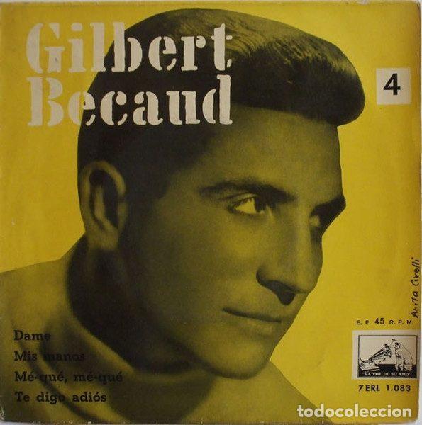 Discos de vinil: Gilbert Becaud &ndash; Gilbert Becaud 4 (Vinyl, La Voz De Su Amo 7ERL1.083)