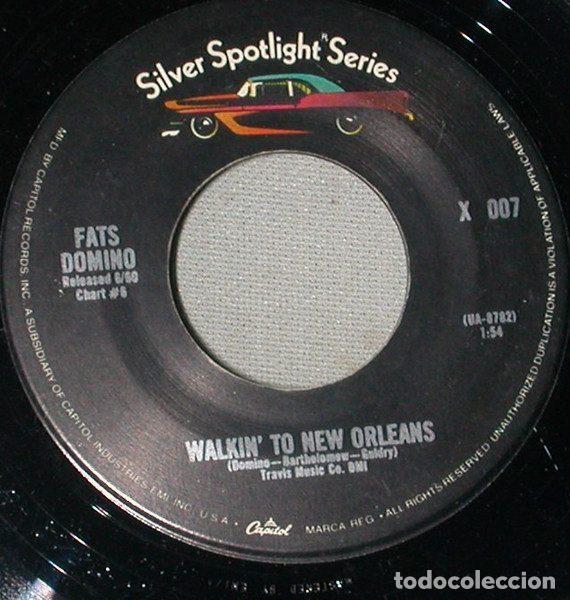 Disques de vinyle: Fats Domino &ndash; Walkin' To New Orleans / Country Boy (Vinyl, Capitol Records X 007)