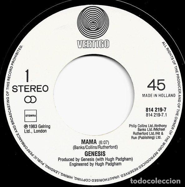 Discos de vinilo: Genesis &ndash; Mama (Vinyl, Vertigo 814 219-7) - Foto 3
