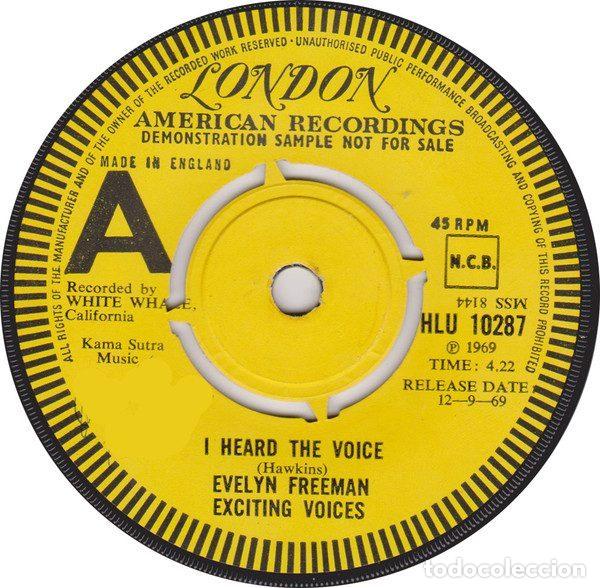Disques de vinyle: Evelyn Freeman And The Exciting Voices &ndash; I Heard The Voice (Vinyl, London Records HLU 10287)
